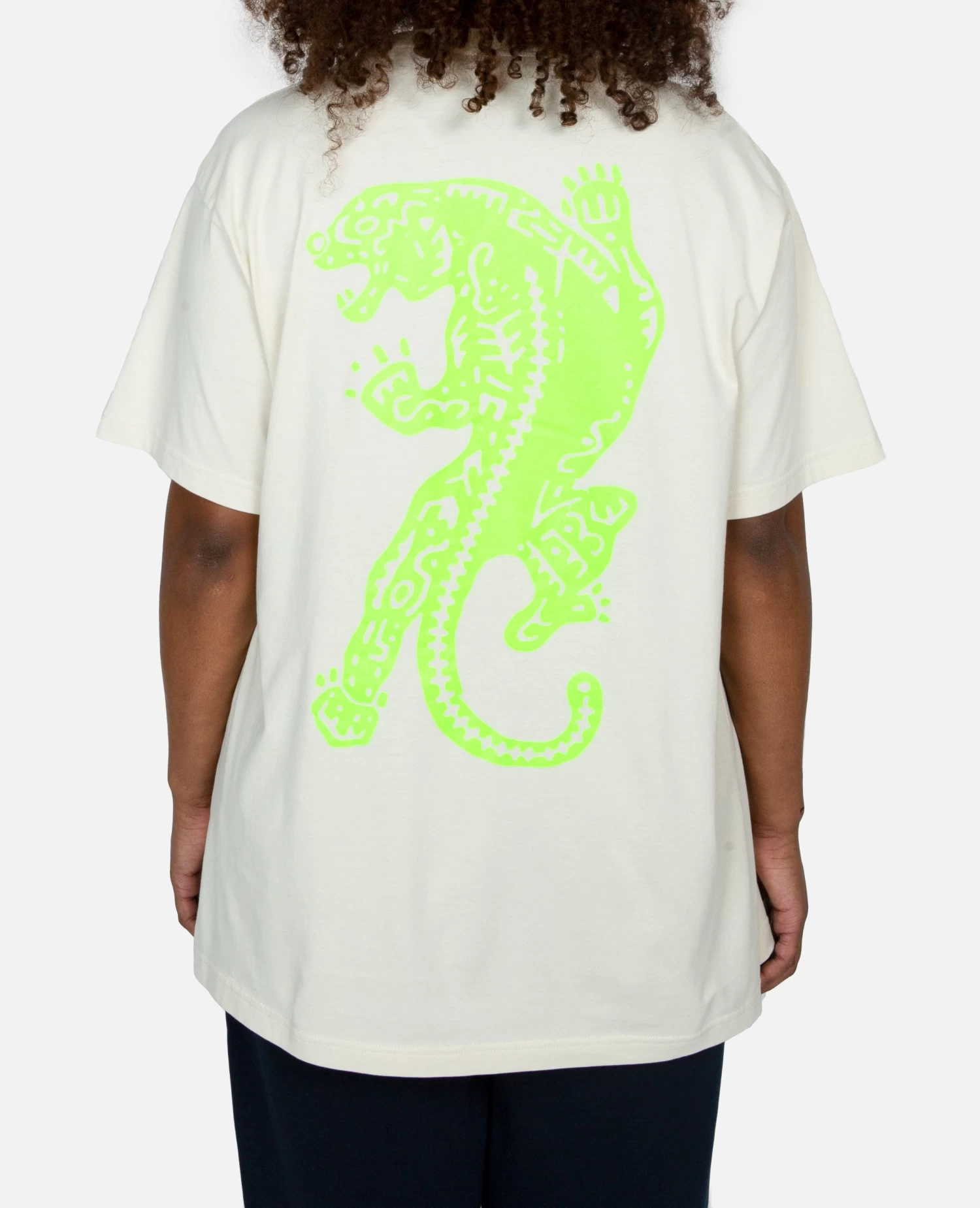 Patta Block Print Panther T-Shirt (Silver Birch) 7 Patta Block Print Panther T-Shirt (Silver Birch) - Afbeelding 7