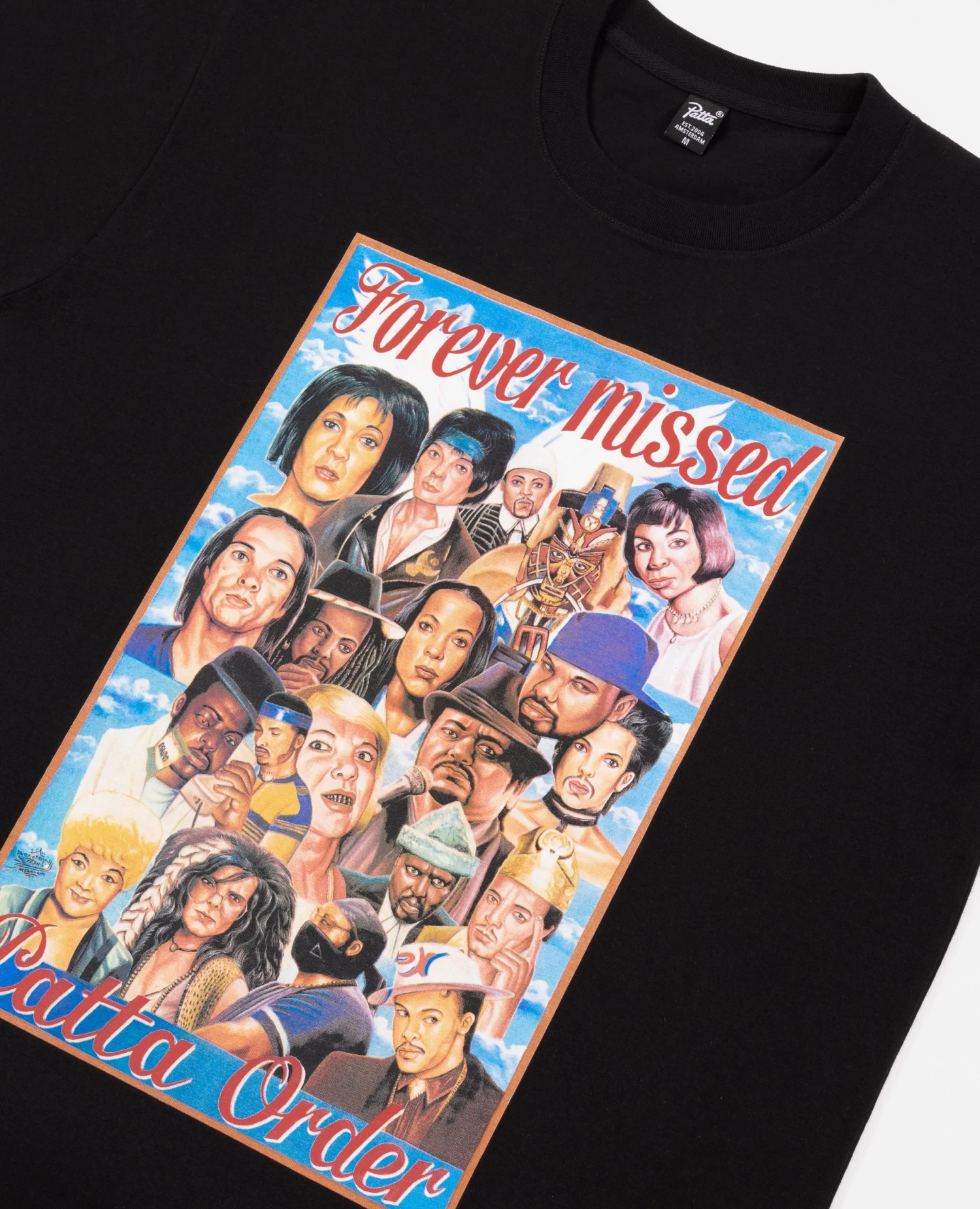 Patta X Order Poster T-Shirt (Black) 5 Patta X Order Poster T-Shirt (Black) - Afbeelding 5