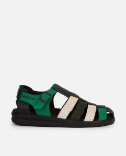 Patta X Mephisto Sam Sandals (Green)