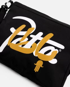 Patta X Andy Wahloo (Hassan Hajjaj) Shoulder Bag (Black) -Outfit Verkoop PBC PSP HH23 SB 001 003 scaled