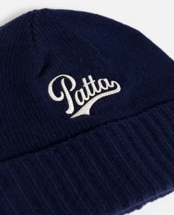 Patta Ribbed Knitted Beanie (Evening Blue) -Outfit Verkoop POC AW22 RIBBED KB 002 3 scaled