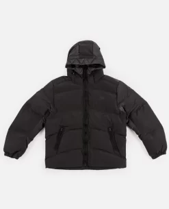 Patta Ripstop Puffer Jacket (Off Black)