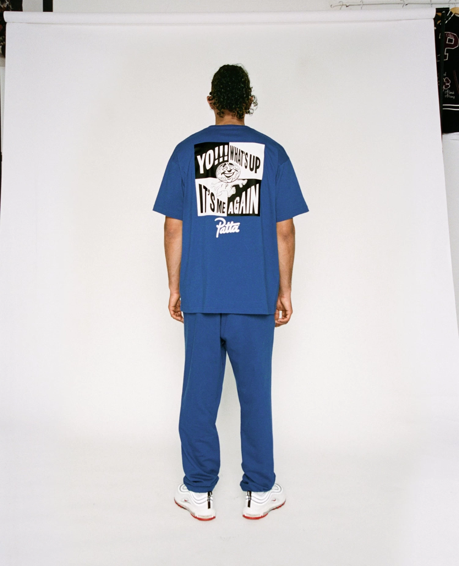 Patta Yo What'S Up T-Shirt (Monaco Blue) 3 Patta Yo What'S Up T-Shirt (Monaco Blue) - Afbeelding 3