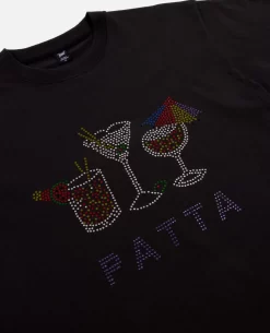 Patta It's 5 O'Clock Somewhere T-Shirt (Black) -Outfit Verkoop POC AW23 5 O CLOCK TS 001 002 scaled