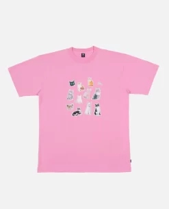 Patta Cats T-Shirt (Begonia Pink)