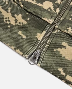 Patta Digi Camo Waffle Zip Hooded Sweater (Multi/Digi Camo) -Outfit Verkoop POC AW23 DIGI AOP WAFFLE ZHS 001 003 scaled