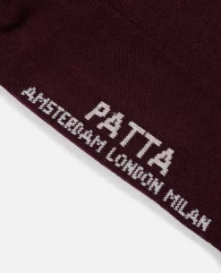 Patta Basic Dress Socks (Bordeaux) -Outfit Verkoop POC AW23 DRESS S 002 004 scaled