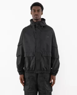 Patta GMT Pigment Dye Nylon Jacket (Pirate Black) -Outfit Verkoop POC AW23 GMT PIGMENT DYE NYLON TCJ OO1 008 scaled