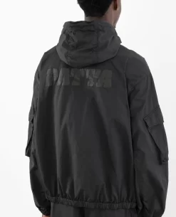 Patta GMT Pigment Dye Nylon Jacket (Pirate Black) -Outfit Verkoop POC AW23 GMT PIGMENT DYE NYLON TCJ OO1 010 scaled