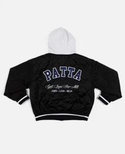 Patta Hooded Bomber Jacket (Black) -Outfit Verkoop POC AW23 HOOD BJ 001 003 scaled