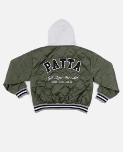 Patta Hooded Bomber Jacket (Beetle) -Outfit Verkoop POC AW23 HOOD BJ 002 003 scaled