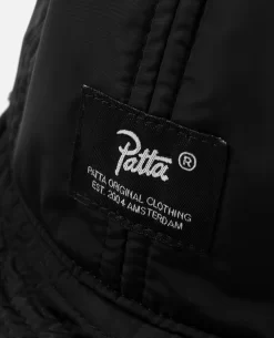 Patta Reversible Flap Cap (Black/Black) -Outfit Verkoop POC AW23 RVRSBL FC 001 003 scaled