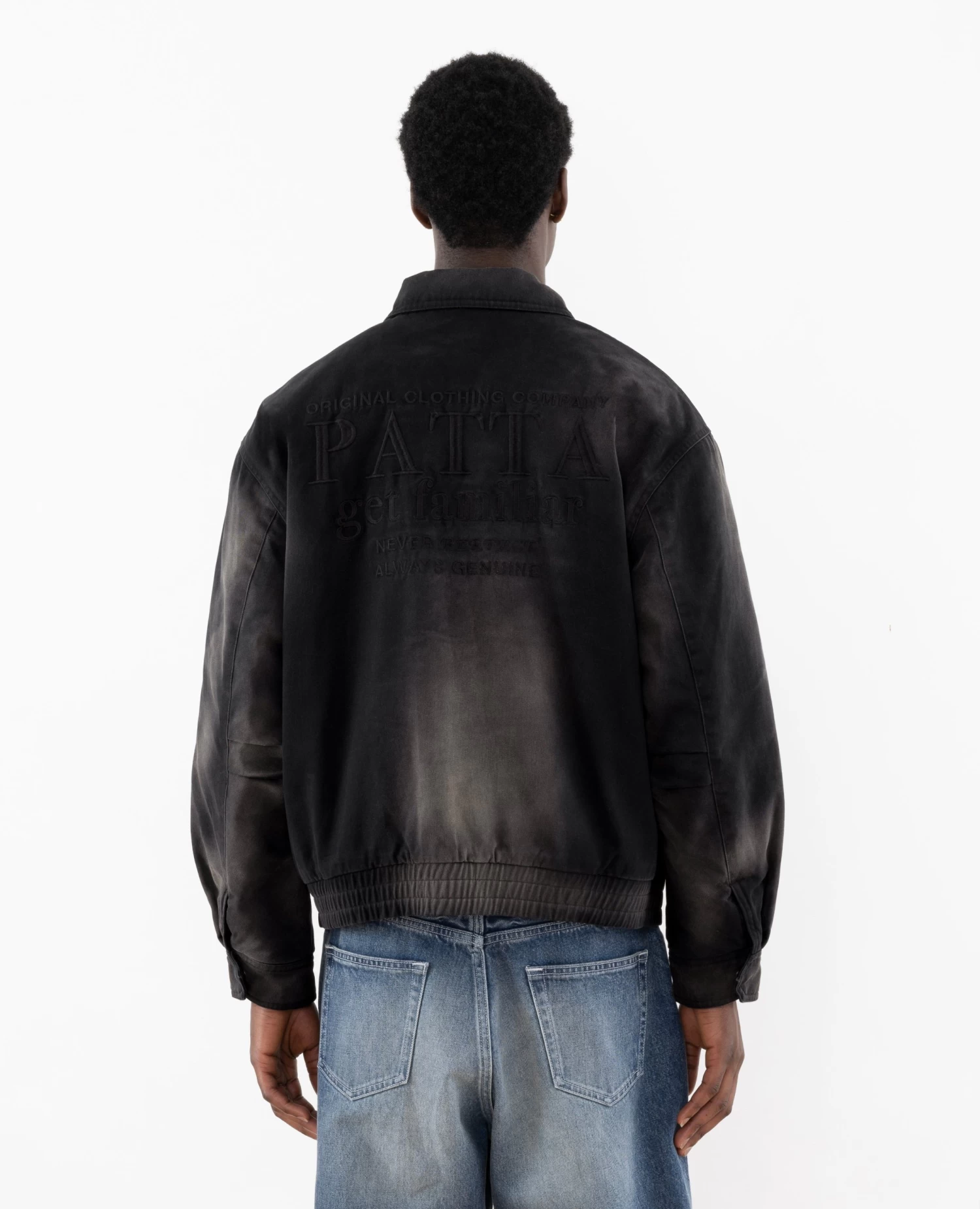 Patta Sun Bleached Jacket (Black) 3 Patta Sun Bleached Jacket (Black) - Afbeelding 3