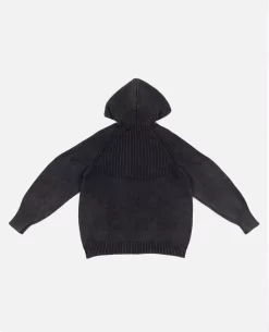 Patta Ribbed Knitted Zip Up Hooded Sweater (Black) 13 Patta Ribbed Knitted Zip Up Hooded Sweater (Black) -Outfit Verkoop POC AW23 ZIP UP RIB KHS 001 004 scaled
