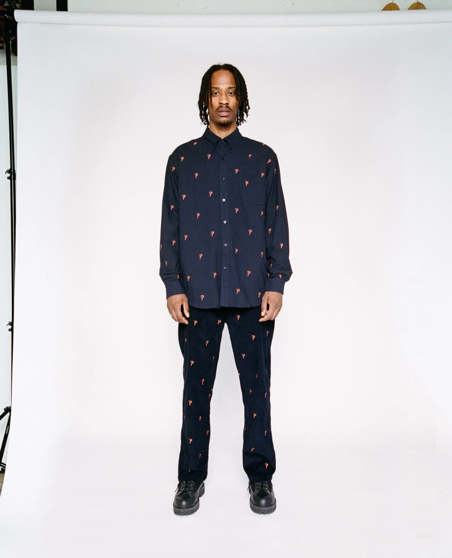 Patta Oxford Longsleeve Shirt (Evening Blue) 2 Patta Oxford Longsleeve Shirt (Evening Blue) - Afbeelding 2