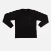 Patta Basic Washed Pocket Longsleeve T-Shirt (Black)