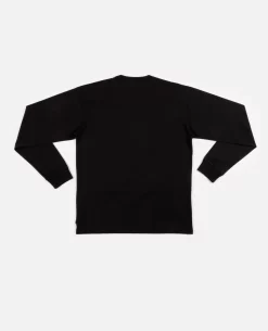 Patta Basic Washed Pocket Longsleeve T-Shirt (Black) -Outfit Verkoop POC BC WSH PLST 001 2 scaled