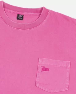 Patta Basic Washed Pocket T-Shirt (Rose Violet) -Outfit Verkoop POC BC WSH PTS 005 3 scaled