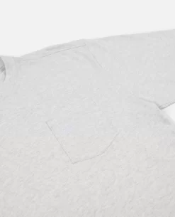 Patta Basic Pocket Longsleeve T-Shirt (Melange Grey) -Outfit Verkoop POC BC23 PLST 001 002 scaled