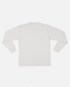 Patta Basic Pocket Longsleeve T-Shirt (Melange Grey) -Outfit Verkoop POC BC23 PLST 001 004 scaled