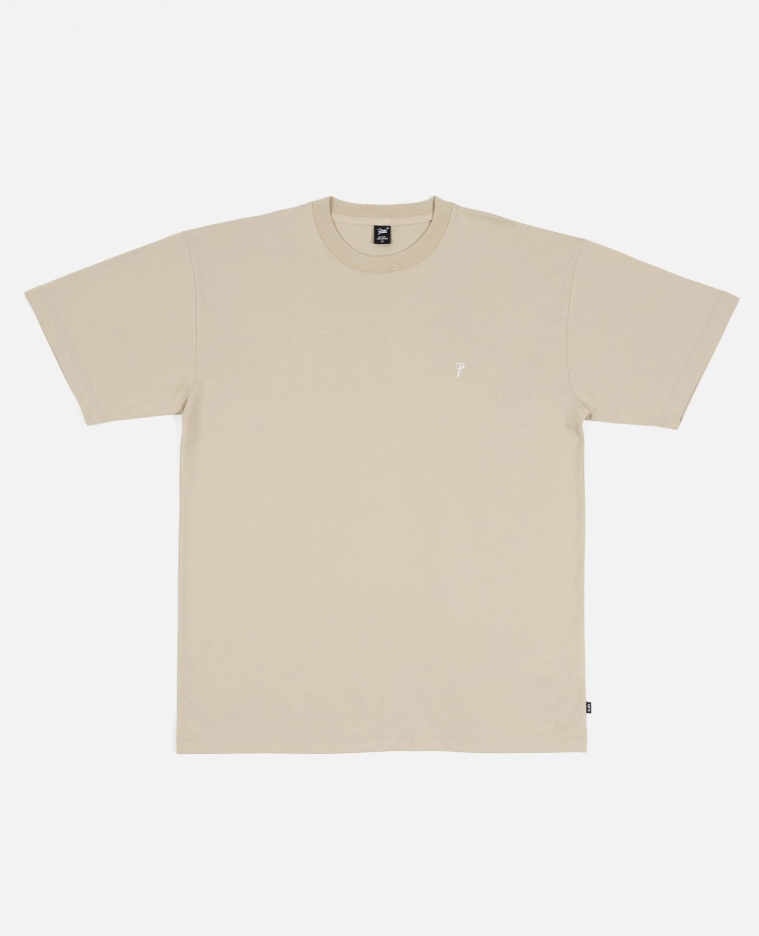 Patta Basic Script P T-Shirt (Cement) 1 Patta Basic Script P T-Shirt (Cement)