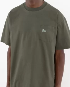 Patta Basic Washed Pocket T-Shirt (Beetle) -Outfit Verkoop POC BC23 WSH PTS 006 006 scaled