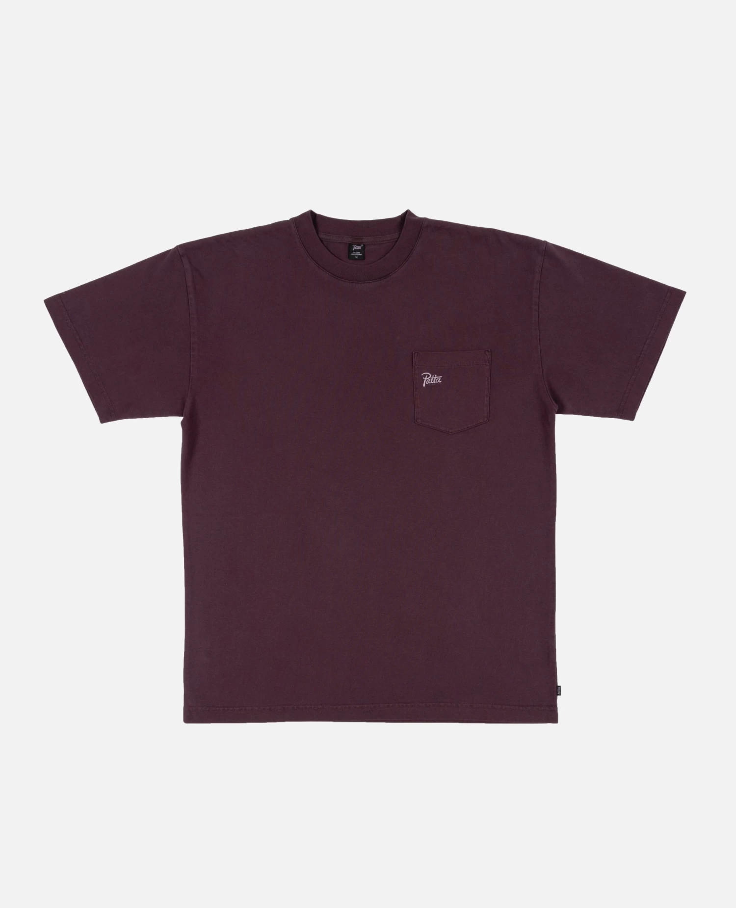 Patta Basic Washed Pocket T-Shirt (Plum Perfect) 1 Patta Basic Washed Pocket T-Shirt (Plum Perfect)
