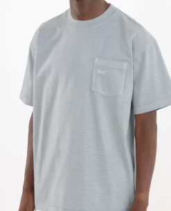 Patta Basic Washed Pocket T-Shirt (Pearl Blue) -Outfit Verkoop POC BC23 WSH PTS 008 006 scaled