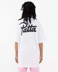 Patta Femme Basic Dress T-Shirt (White) -Outfit Verkoop POC FEM BC DTS 002BASICT SHIRTDRESS 007 scaled