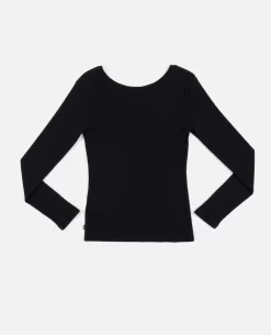 Patta Femme Basic Scoop Longsleeve T-Shirt (Black) -Outfit Verkoop POC FEM BC SCOOP LSTS 001LONGSLEEVESCOOPNECKT SHIRT 004 scaled