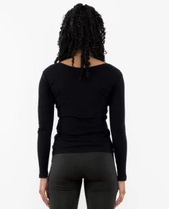 Patta Femme Basic Scoop Longsleeve T-Shirt (Black) -Outfit Verkoop POC FEM BC SCOOP LSTS 001LONGSLEEVESCOOPNECKT SHIRT 006 scaled
