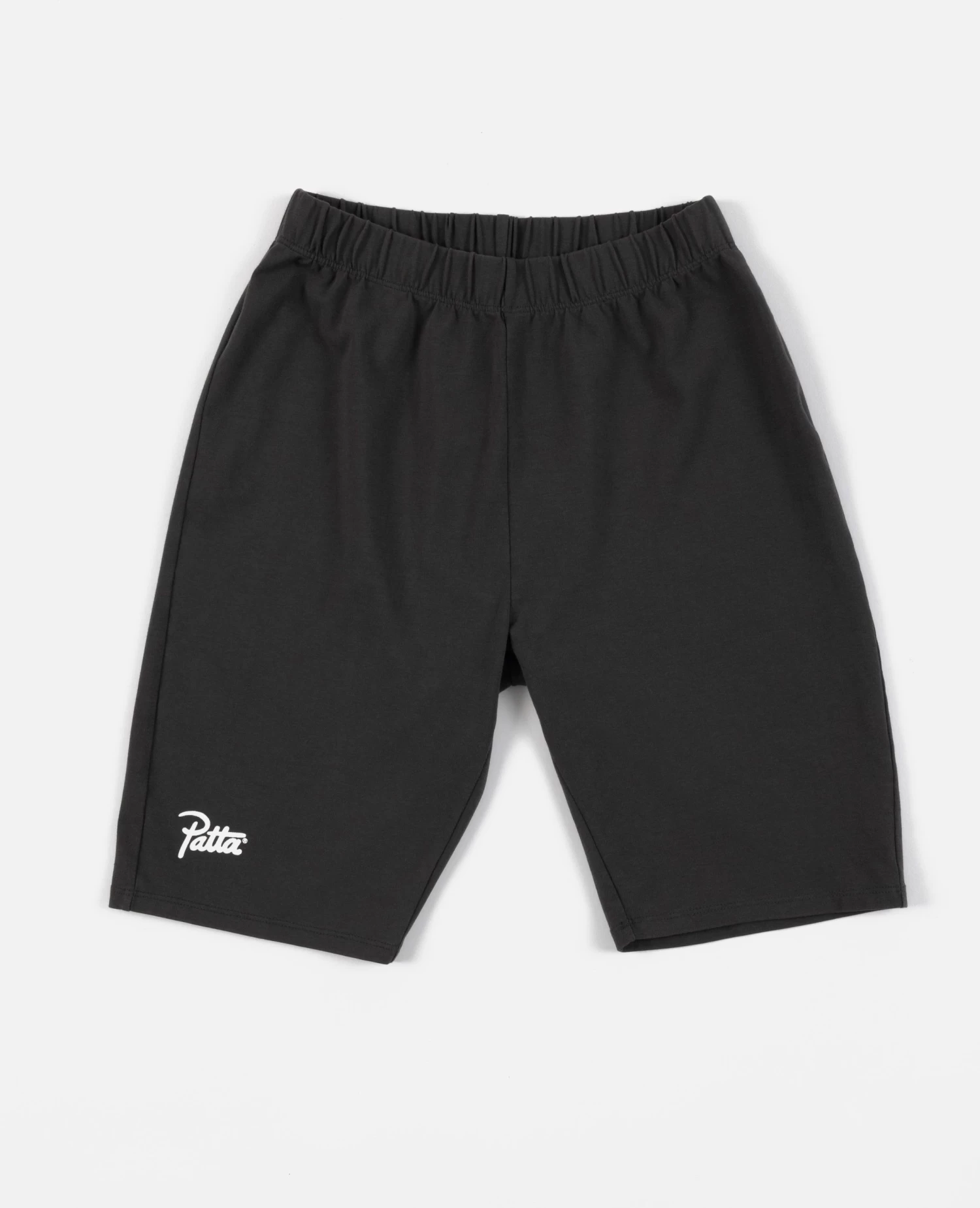 Patta Femme Basic Washed Biker Shorts (Raven) 1 Patta Femme Basic Washed Biker Shorts (Raven)