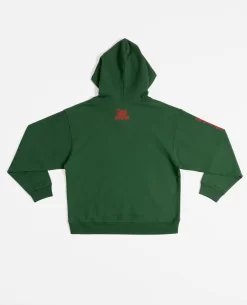 Patta X Andy Wahloo (Hassan Hajjaj) Script Logo Boxy Hooded Sweater (Eden) -Outfit Verkoop POC PSP HH23 LOGO BHS 001 004 scaled