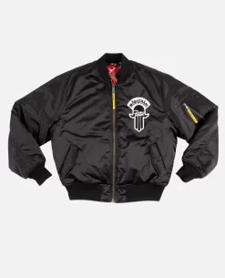 Patta X Andy Wahloo (Hassan Hajjaj) Reversible Bomber Jacket (Black)