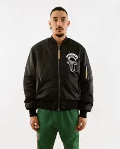 Patta X Andy Wahloo (Hassan Hajjaj) Reversible Bomber Jacket (Black) -Outfit Verkoop POC PSP HH23 REVERSIBLE BJ 001 007 1 scaled