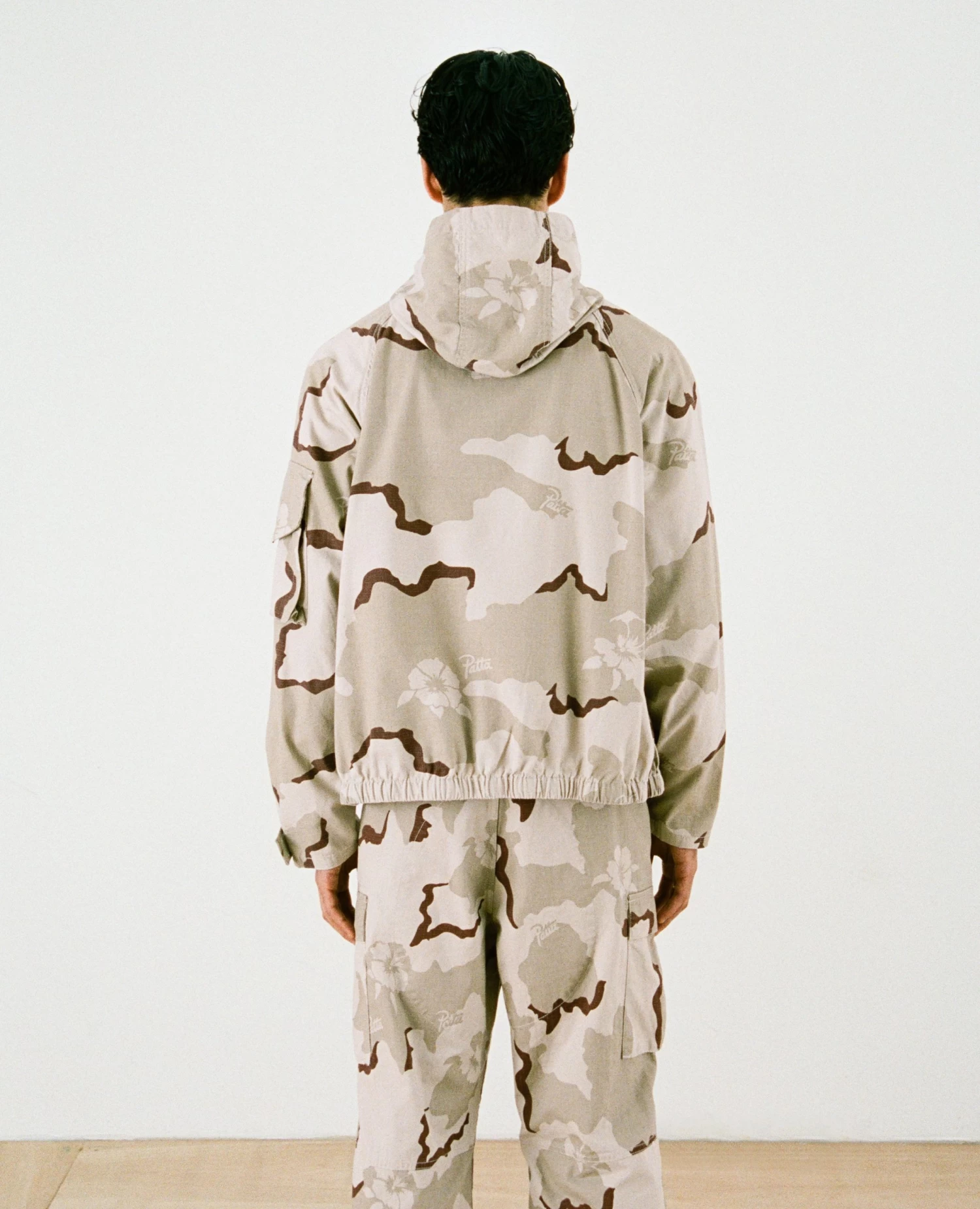 Patta Desert Flower Camo Jacket (Flower Camo / Cement) 3 Patta Desert Flower Camo Jacket (Flower Camo / Cement) - Afbeelding 3