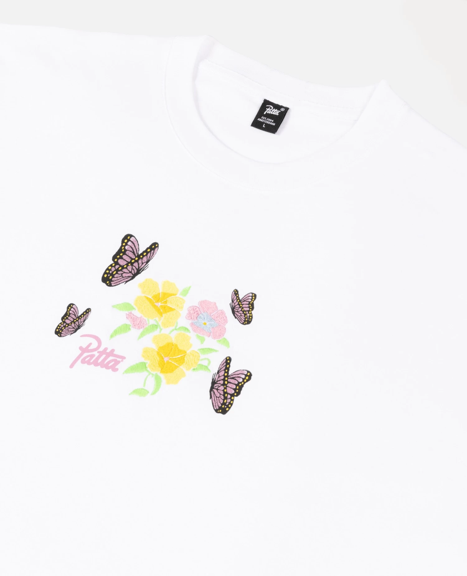 Patta Flowers T-Shirt (White) 3 Patta Flowers T-Shirt (White) - Afbeelding 3