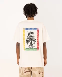 Patta Hope Love Peace T-Shirt (Whisper White) -Outfit Verkoop POC SS23 HLP TS 002PATTAHOPELOVEPEACET SHIRTWHISPERWHITE FITSHOT 2 scaled