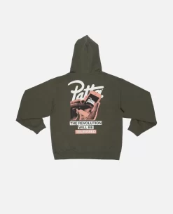 Patta Revolution Boxy Hooded Sweater (Deep Depths)