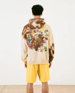 Patta Tie Dye Swirl Boxy Hooded Sweater (Tapioca) -Outfit Verkoop POC SS23 TIE DYE SWIRL BHS 001 001 scaled