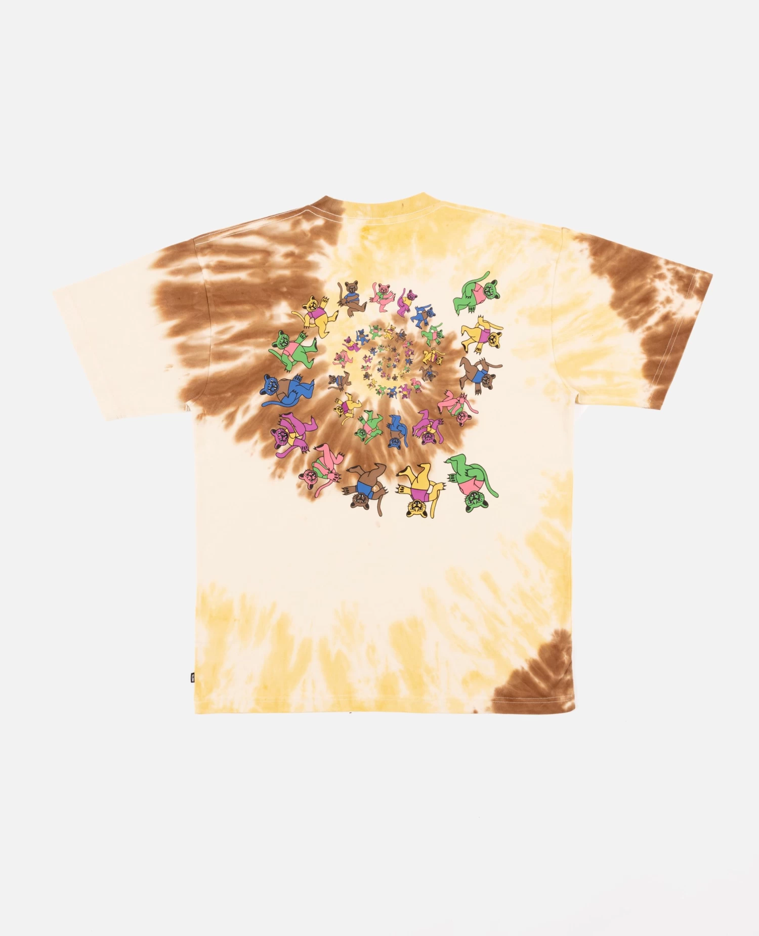 Patta Tie Dye Swirl T-Shirt (Tapioca) 1 Patta Tie Dye Swirl T-Shirt (Tapioca)