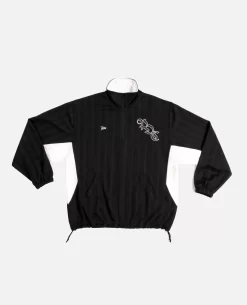 Patta Tricot Stripe Track Top (Black)