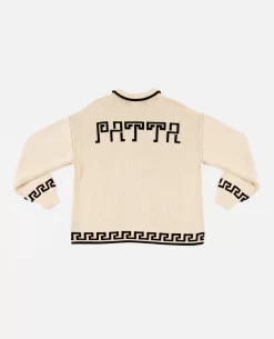 Patta Zapotec Knitted Zip Cardigan (Natural) -Outfit Verkoop POC SS23 ZAPOTEC KZC 001 004 scaled