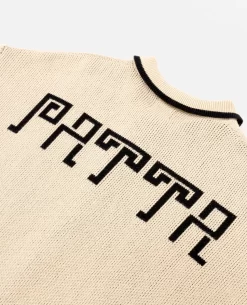 Patta Zapotec Knitted Zip Cardigan (Natural) -Outfit Verkoop POC SS23 ZAPOTEC KZC 001 005 scaled