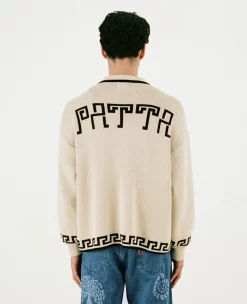 Patta Zapotec Knitted Zip Cardigan (Natural) -Outfit Verkoop POC SS23 ZAPOTEC KZC 001 007 scaled