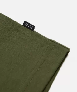 Patta Basic Script P T-Shirt (Cypress) -Outfit Verkoop Patta Basic Script T Shirt Jungle Green2