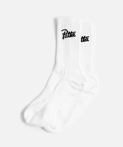 Patta Sports Socks 2-Pack (White)