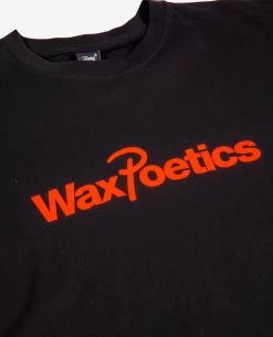 Patta Soundsystem X Wax Poetics T-Shirt (Black/Orange) -Outfit Verkoop PattaSoundsystemxWaxPoeticsT Shirt Black Orange PSP PSS WAX POETICS TS 003 3