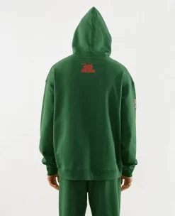 Patta X Andy Wahloo (Hassan Hajjaj) Script Logo Boxy Hooded Sweater (Eden) -Outfit Verkoop SCRIPTLOGOBOXYHOODEDSWEATEREDEN POC PSP HH23 LOGO BHS 001 007 scaled