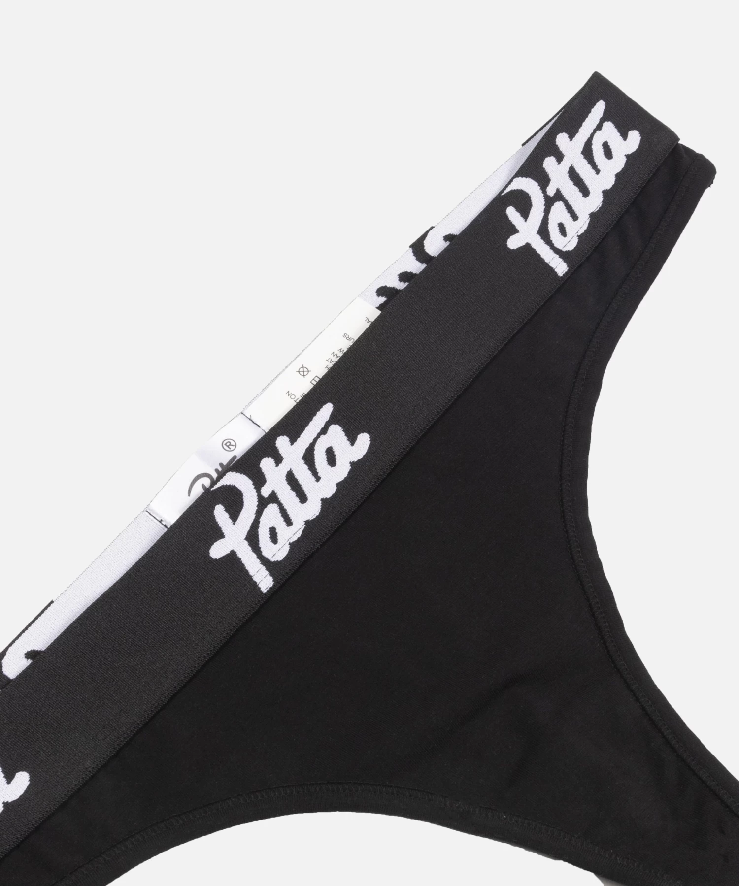 Patta Underwear Women Thong (Black) 2 Patta Underwear Women Thong (Black) - Afbeelding 2